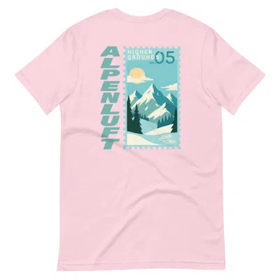 Anchor & Crew Cotton Pink Higher Grounds Postmark Organic Cotton T-shirt - Women