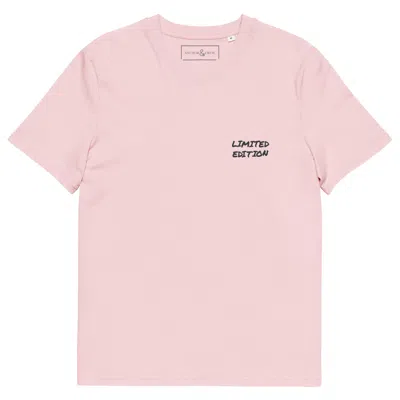 Anchor & Crew Cotton Pink Limited Edition Annotations Organic Cotton T-shirt - Men