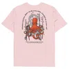 Anchor & Crew Cotton Pink Octopus Another Good Day Organic Cotton T-shirt - Women In Pink