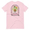 Anchor & Crew Cotton Pink Ripe Avocado Dial-a-local Organic Cotton T-shirt - Women In Pink