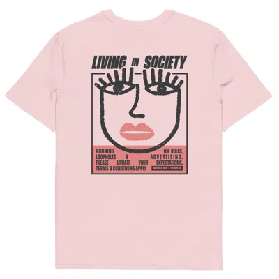 Anchor & Crew Cotton Pink Six Living In Society Editions Organic Cotton T-shirt - Women