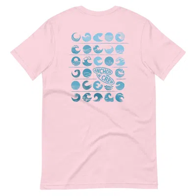 Anchor & Crew Cotton Pink Surf N Waves Passenger Organic Cotton T-shirt - Women