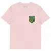 Anchor & Crew Cotton Pink Think Ocean Orangutan Love The Planet Organic Cotton T-shirt - Women In Pink