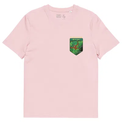Anchor & Crew Cotton Pink Think Ocean Orangutan Love The Planet Organic Cotton T-shirt - Women