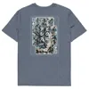 Anchor & Crew Dark Heather Blue Three Japan Gurafiku Organic Cotton T-shirt - Men In Blue