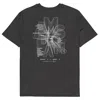 Anchor & Crew Dark Heather Grey Gustatory Amsterdam Coffee Scene Organic Cotton Embroidered T-shirt - Women In Gray
