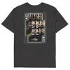 Anchor & Crew Dark Heather Grey One Japan Gurafiku Organic Cotton T-shirt - Women In Gray
