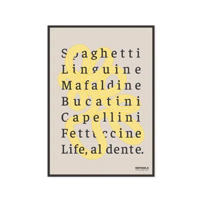 Anchor & Crew Eleven Life, Al Dente Editions Matte Art Print In Nude