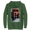 Anchor & Crew Forest Green Four Japan Gurafiku Cotton Blend Hoodie - Women In Green