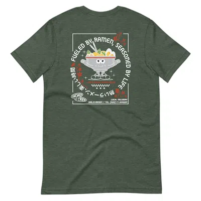 Anchor & Crew Forest Green Ramen House Dial-a-local Organic Cotton T-shirt - Men