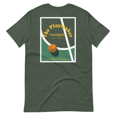 Anchor & Crew Forest Green The Playmaker Basketball Club League Organic Cotton T-shirt - Women