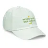 Anchor & Crew Green Pastel Mint Mojito Is My Side Hustle Club Chino Embroidered Cap - Women In Green
