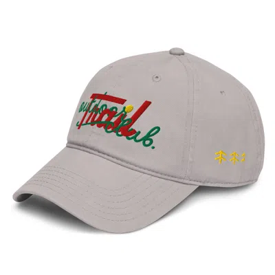 Anchor & Crew Grey Outdoor Trail Club Supply Cotton Embroidered Cap - Women