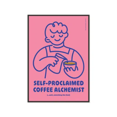 Anchor & Crew Gustatory Coffee Alchemist Matte Art Print In Brown