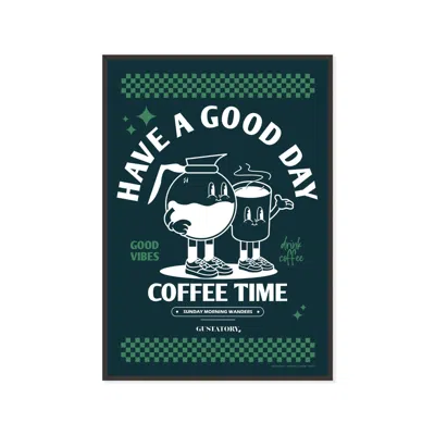 Anchor & Crew Gustatory Have A Good Day Matte Art Print In Multi