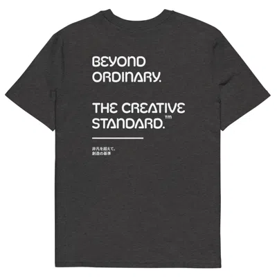 Anchor & Crew Heather Black Beyond Ordinary Creative Standard Organic Cotton T-shirt - Men