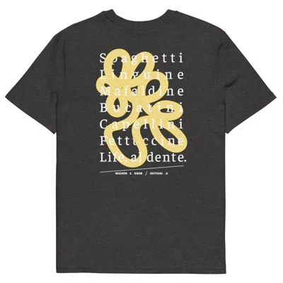 Anchor & Crew Heather Black Eleven Life, Al Dente Editions Organic Cotton T-shirt - Women