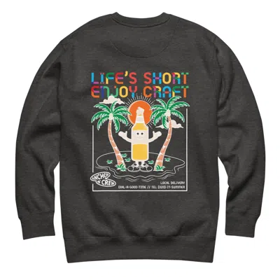 Anchor & Crew Heather Black Enjoy Craft Dial-a-local Organic Cotton Sweatshirt - Women