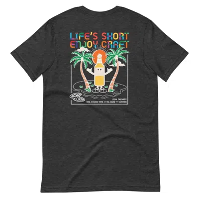 Anchor & Crew Heather Black Enjoy Craft Dial-a-local Organic Cotton T-shirt - Women