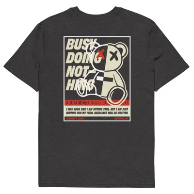 Anchor & Crew Heather Black Four Busy Doing Nothing Editions Organic Cotton T-shirt - Men