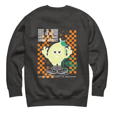 Anchor & Crew Heather Black Lemon Fresh Dial-a-local Organic Cotton Sweatshirt - Women