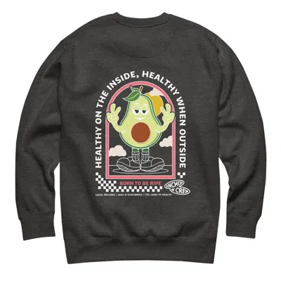 Anchor & Crew Heather Black Ripe Avocado Dial-a-local Organic Cotton Sweatshirt - Women