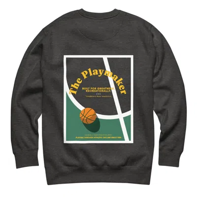 Anchor & Crew Heather Black The Playmaker Basketball Club League Organic Cotton Sweatshirt - Women