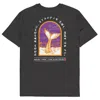 Anchor & Crew Heather Black Think Ocean Eight Japan Gurafiku Organic Cotton T-shirt - Women In Black