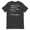 Anchor & Crew Heather Black Think Ocean Gorilla Aspirations Cotton Embroidered T-shirt - Women In Black