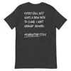 Anchor & Crew Heather Black Think Ocean Orangutan Aspirations Cotton Embroidered T-shirt - Women In Black