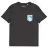 Anchor & Crew Heather Black Think Ocean Polar Bear Love The Planet Organic Cotton T-shirt - Women In Black
