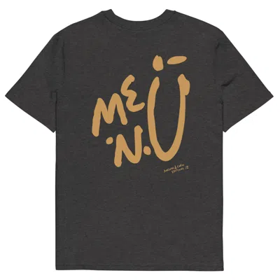 Anchor & Crew Heather Black Twelve Me.n.u Editions Organic Cotton T-shirt - Men