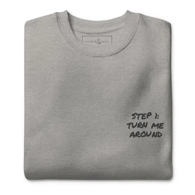 Anchor & Crew Heather Grey Actually Nevermind Annotations Organic Cotton Sweatshirt - Women