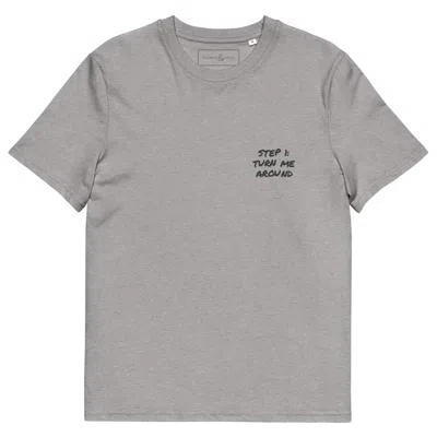 Anchor & Crew Heather Grey Actually Nevermind Annotations Organic Cotton T-shirt - Men
