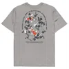 Anchor & Crew Heather Grey Koi Fish Another Good Day Organic Cotton T-shirt - Women In Gray