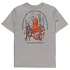 Anchor & Crew Heather Grey Octopus Another Good Day Organic Cotton T-shirt - Women In Gray