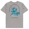 Anchor & Crew Heather Grey Snake Another Good Day Organic Cotton T-shirt - Men In Gray