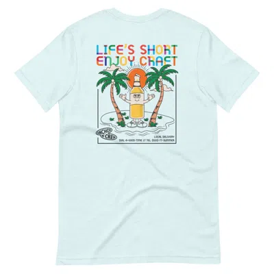 Anchor & Crew Ice Blue Enjoy Craft Dial-a-local Organic Cotton T-shirt - Women