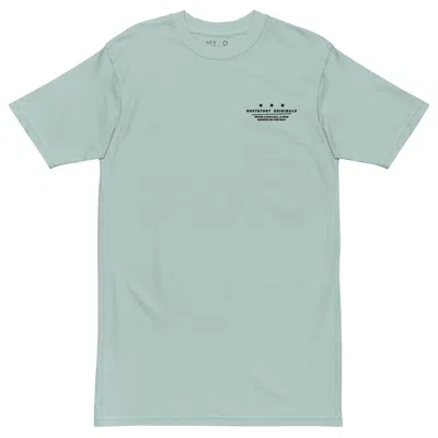 Anchor & Crew Ice Blue Gustatory Originals Good Taste... Heavy Cotton Embroidered T-shirt - Women