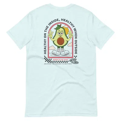 Anchor & Crew Ice Blue Ripe Avocado Dial-a-local Organic Cotton T-shirt - Men