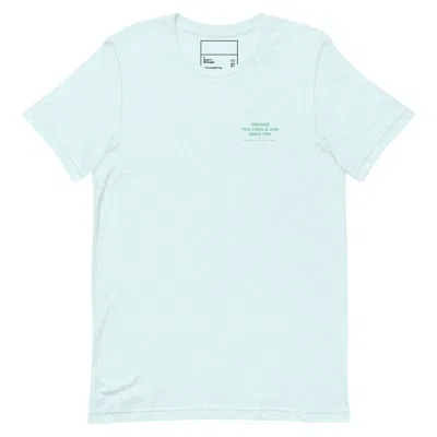 Anchor & Crew Ice Blue Set Point Social Volleyball Club League Organic Cotton T-shirt - Women