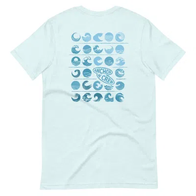 Anchor & Crew Ice Blue Surf N Waves Passenger Organic Cotton T-shirt - Women