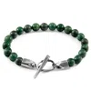 Anchor & Crew Men's Green Jade Tinago Silver & Stone Beaded Bracelet In Green