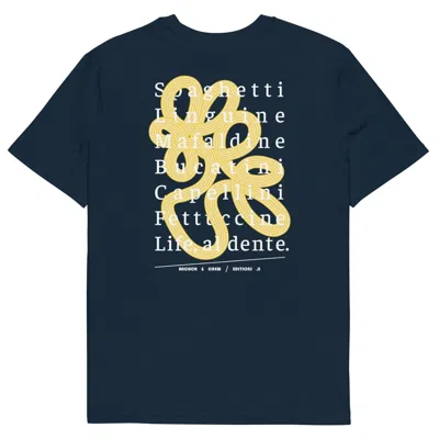 Anchor & Crew Navy Blue Eleven Life, Al Dente Editions Organic Cotton T-shirt - Women