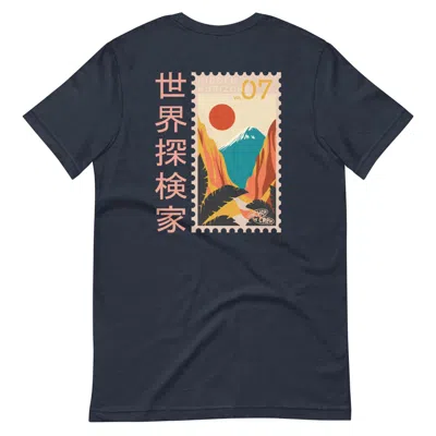 Anchor & Crew Navy Blue Hidden Horizons Postmark Organic Cotton T-shirt - Women