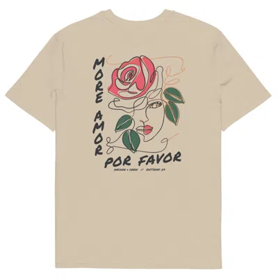 Anchor & Crew Neutrals Desert Dust Nine More Amor Por Favor Editions Organic Cotton T-shirt - Men