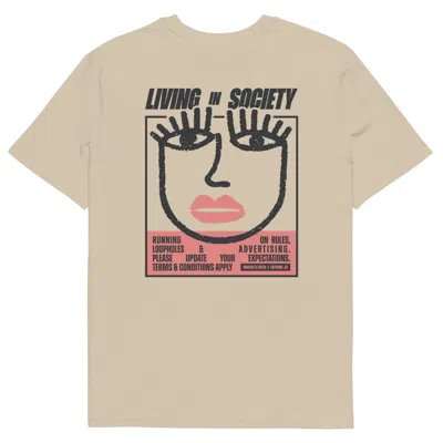 Anchor & Crew Neutrals Desert Dust Six Living In Society Editions Organic Cotton T-shirt - Women In Nude