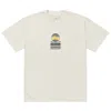 Anchor & Crew Neutrals Faded Bone Desert Surf Explore Co. Oversized Cotton T-shirt - Women In White