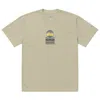 Anchor & Crew Neutrals Faded Eucalyptus Desert Surf Explore Co. Oversized Cotton T-shirt - Women In Green
