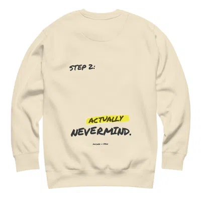 Anchor & Crew Neutrals Natural Actually Nevermind Annotations Organic Cotton Sweatshirt - Women